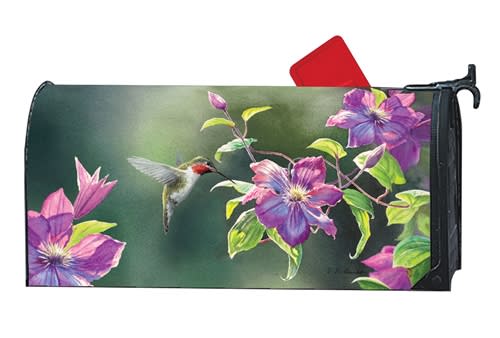 Hummingbird Visit MailWraps Mailbox Cover