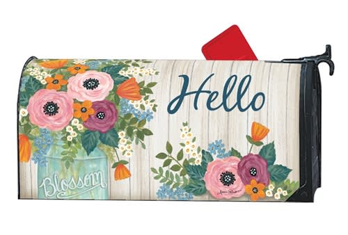 Blossom and Bloom MailWraps Mailbox Cover