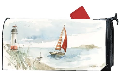 Seaside Journey MailWraps Mailbox Cover