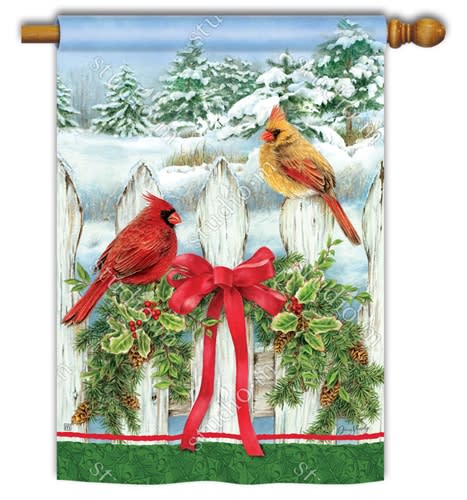 Winter Splendor BreezeArt Standard House Flag