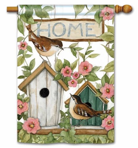 Birdhouses BreezeArt Standard House Flag