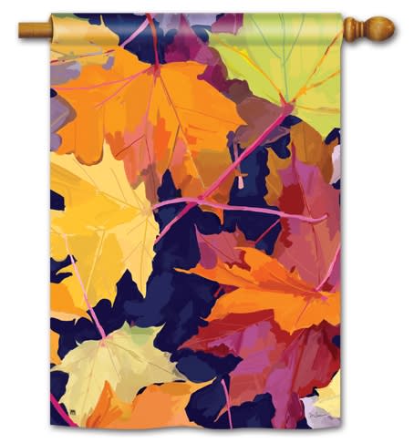 Maple Leaves BreezeArt Decorative Standard House Flag