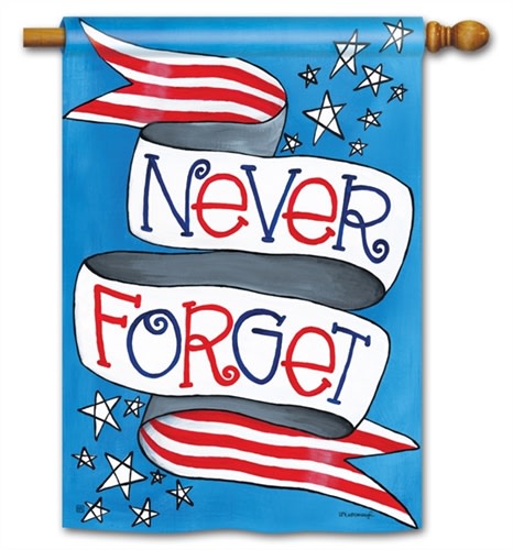 Patriotic Tribute BreezeArt Standard House Flag