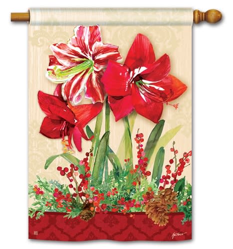 Amaryllis BreezeArt Standard House Flag