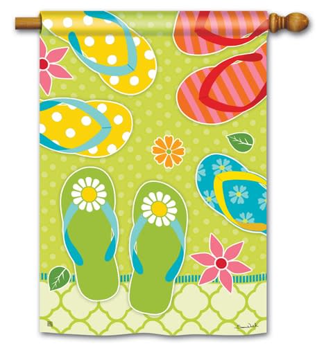 Hello Summer BreezeArt Standard House Flag