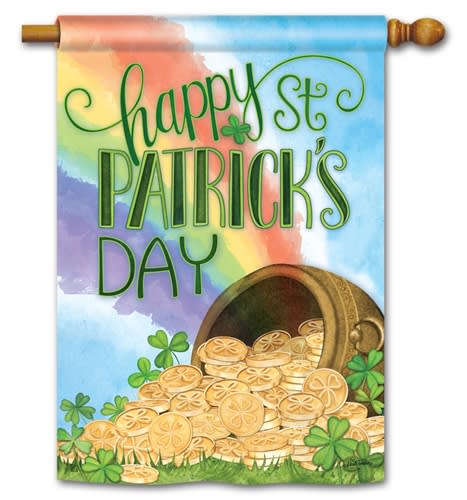 Pot of Gold BreezeArt Standard House Flag