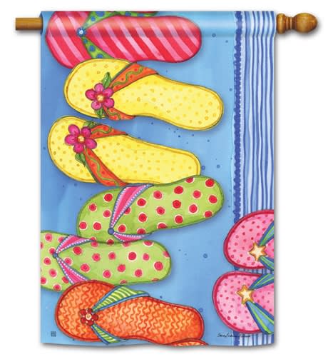 Favorite Flip Flops BreezeArt Standard House Flag