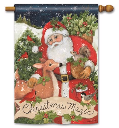 Christmas Magic BreezeArt Standard House Flag