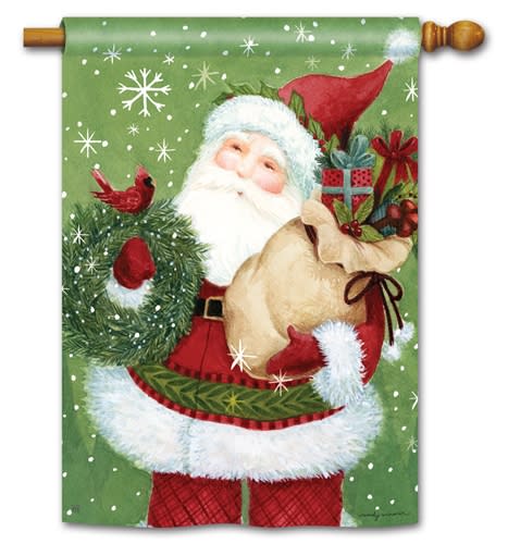 Santa Claus BreezeArt Standard House Flag