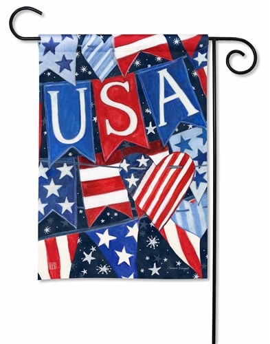 USA Banner BreezeArt Garden Flag