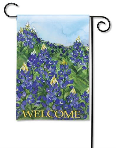 Fields of Blue BreezeArt Garden Flag