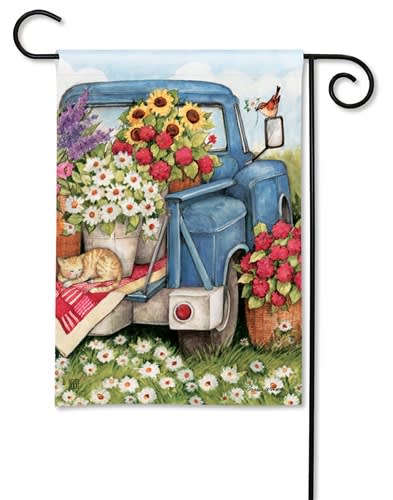 Flower Pickin' Time BreezeArt Garden Flag
