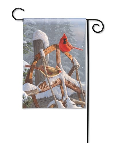 Fresh Snow BreezeArt Garden Flag