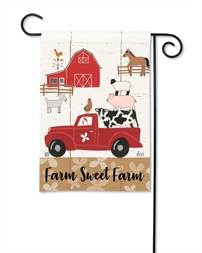 Country Roads BreezeArt Garden Flag