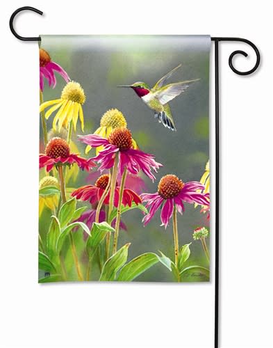 Hummingbird Heaven Decorative Garden Flag