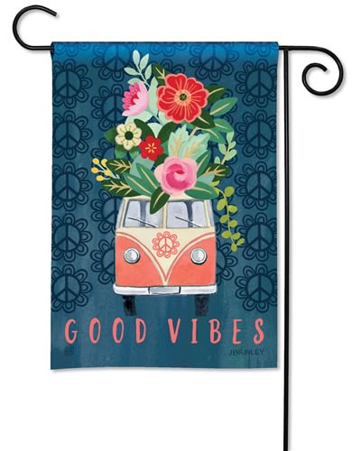 Good Vibes BreezeArt Garden Flag
