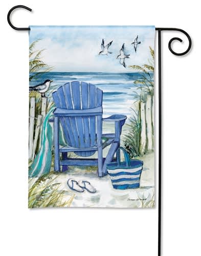 Ocean View BreezeArt Garden Flag