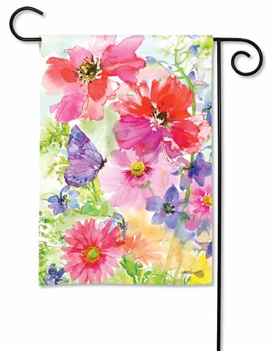 Cosmos Spring Mix BreezeArt Garden Flag
