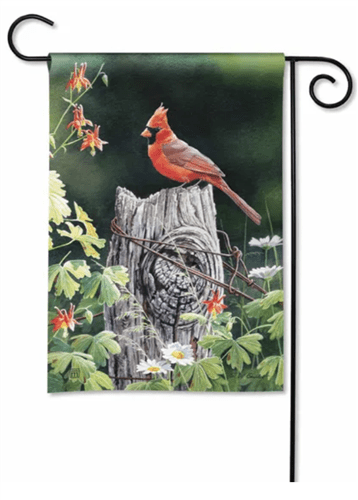 Cardinal Song BreezeArt Garden Flag