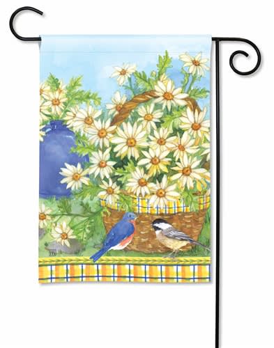 Daisy Basket BreezeArt Garden Flag