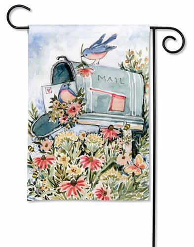Springtime Message BreezeArt Garden Flag