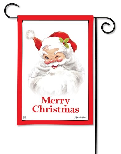 Classic Santa BreezeArt Garden Flag