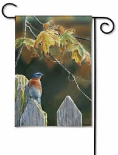 Garden Gate Bluebird BreezeArt Garden Flag Garden Gate Bluebird BreezeArt Garden Flag