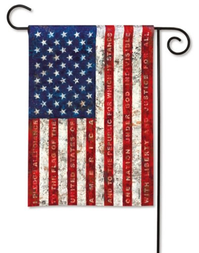 Pledge of Allegiance BreezeArt Garden Flag Pledge of Allegiance BreezeArt Garden Flag