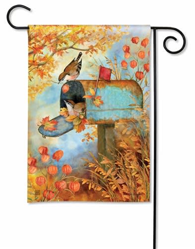 Old Rusty Mailbox BreezeArt Garden Flag