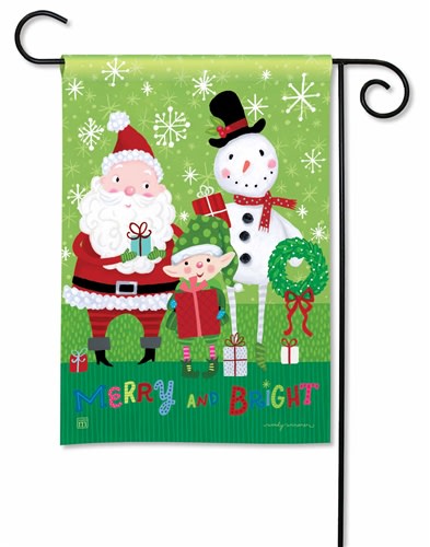 Festive Friends BreezeArt Garden Flag