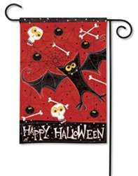 Bats & Bones BreezeArt Garden Flag