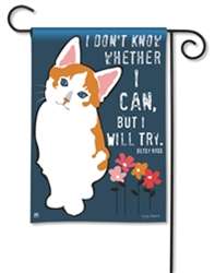 I Will Try Garden Flag
