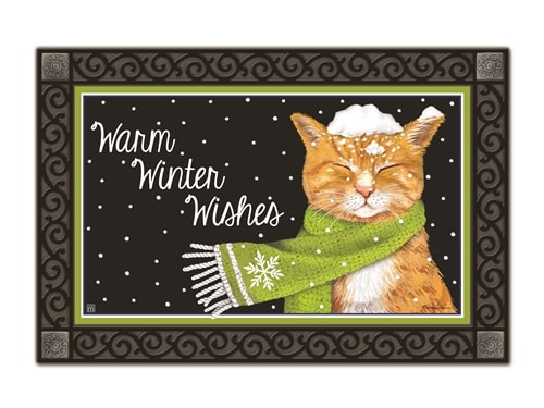 It's Cold Outside MatMates Decorative Doormat