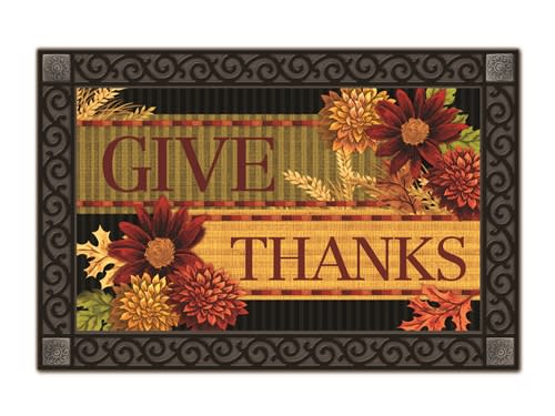 Thankful Turkey MatMates Decorative Doormat