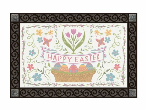 Folk Easter  MatMates Decorative Doormat