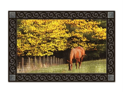 Out to Pasture MatMates Decorative Doormat