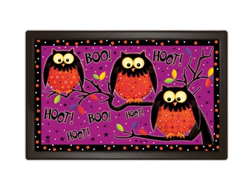 Hoot Owls MatMates Doormat