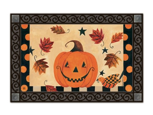 Country Pumpkin MatMates Decorative Doormat