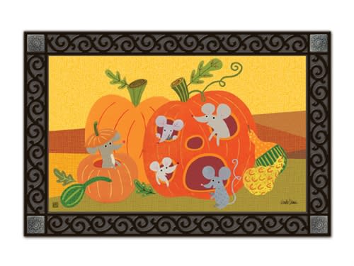 Pumpkin Critters MatMates Doormat