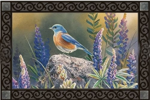 Flower Watching MatMates Decorative Doormat