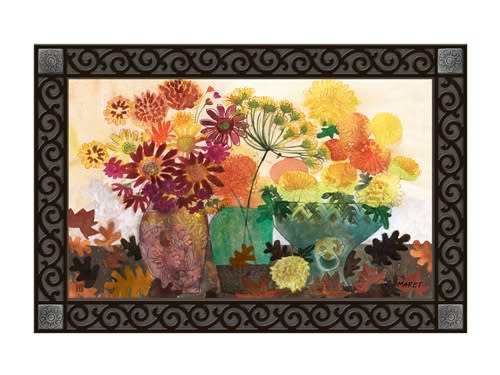 Fabulous Floral MatMates Decorative Doormat