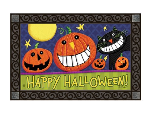 Halloween Smiles MatMates Decorative Doormat
