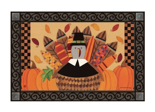 Pilgrim Turkey MatMates Decorative Doormat