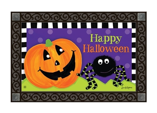 Spider and Jack MatMates Decorative Doormat