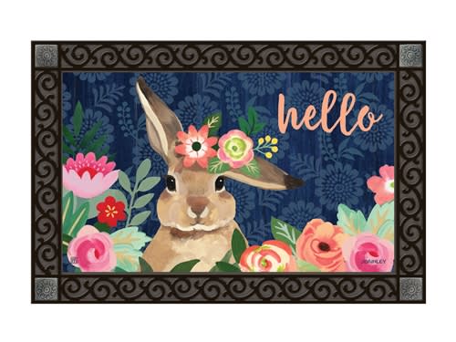 Bunny Bliss MatMates Decorative Doormat
