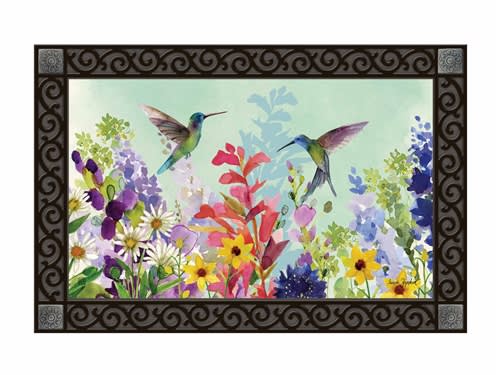 Spring Hummingbirds MatMates Decorative Doormat