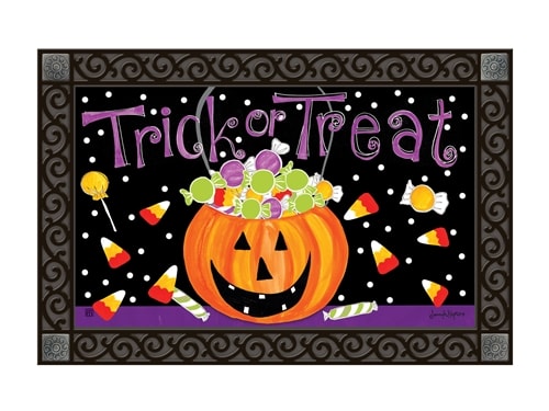 Halloween Candy MatMates Decorative Doormat