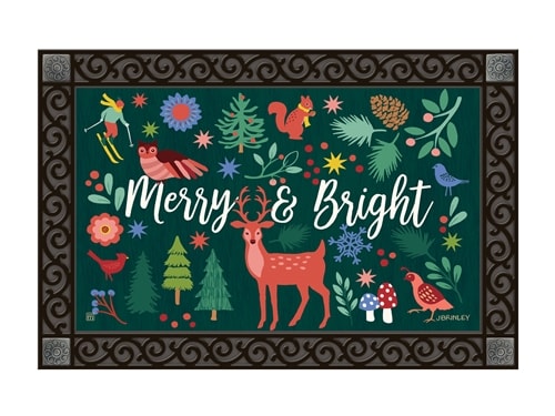 Christmas Message MatMates Decorative Doormat