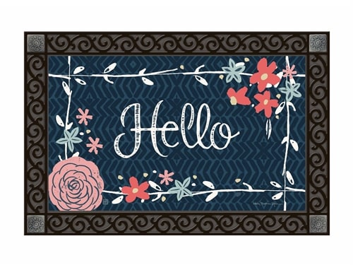 Charming Rose MatMates Decorative Doormat
