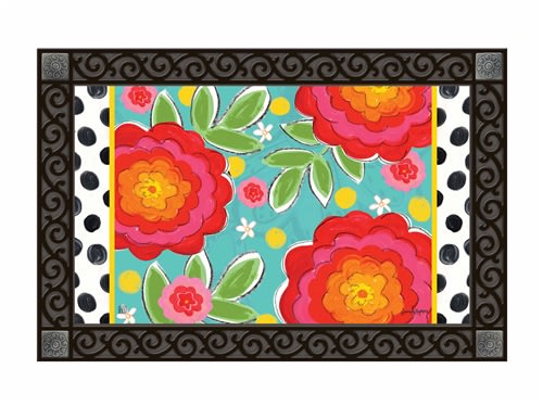 Happy Go Lucky MatMates Decorative Doormat